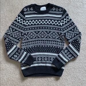 Top Shop // Cozy Geometric Sweater